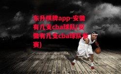 东升棋牌app-安徽有几支cba球队(安徽有几支cba球队参赛)